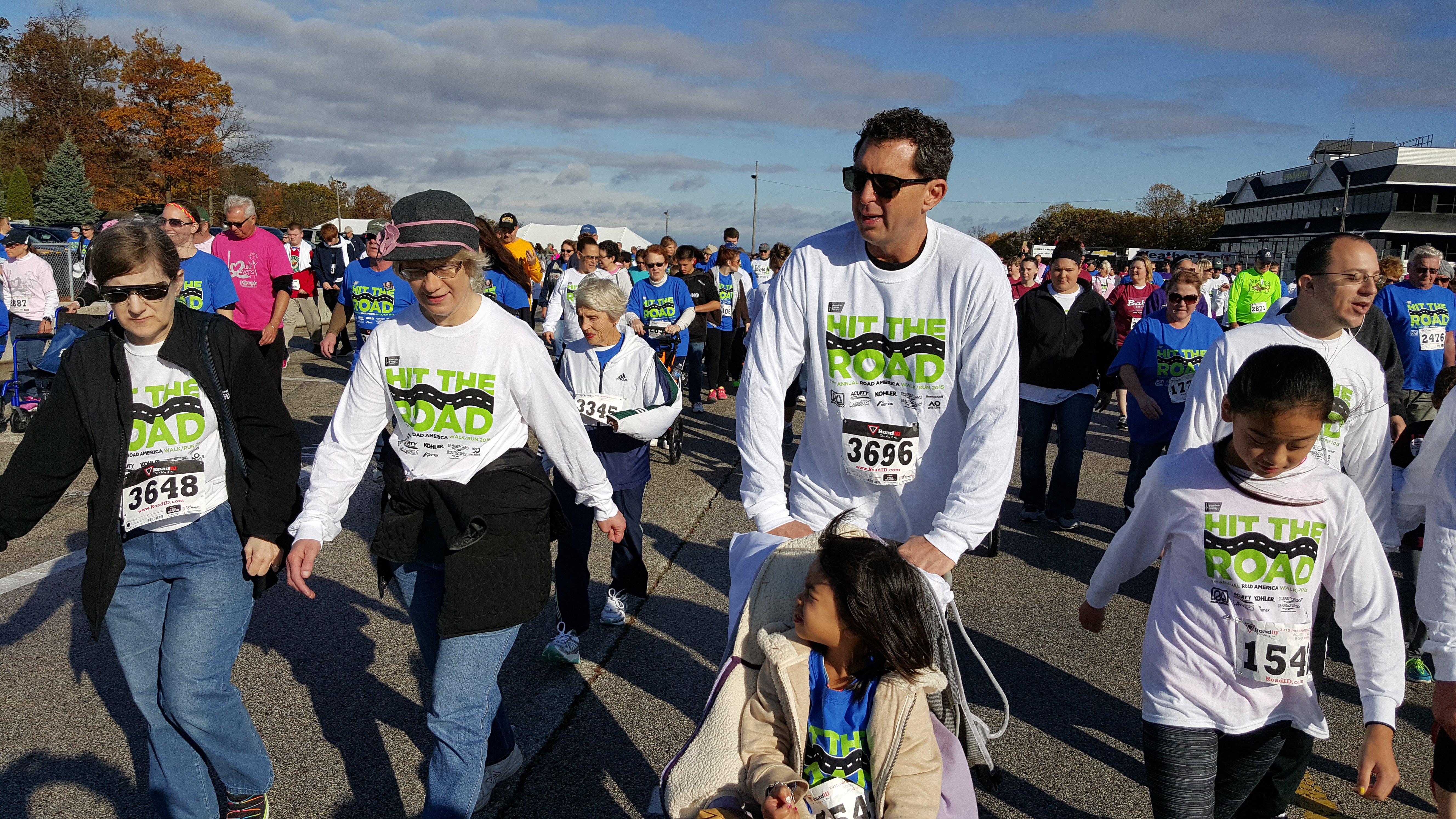 Viking Masek President Rick Leonhard leads the way!